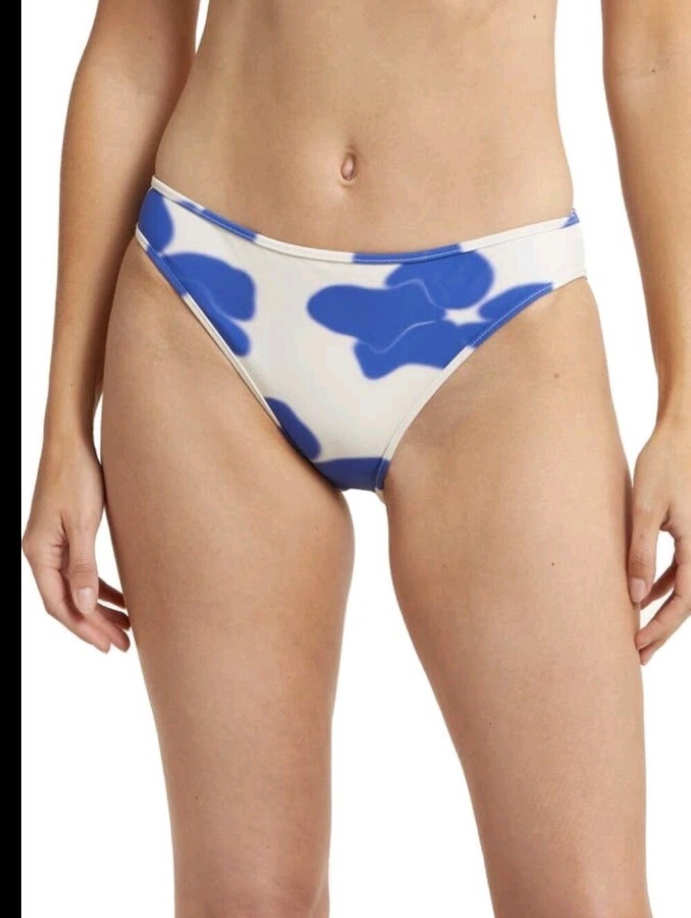 X-LARGE Nu Swim Blue/White High Cut Bikini Bottoms